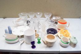 A group of glass medical items and other goods
