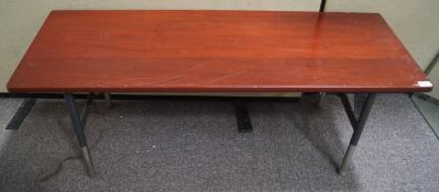 A 1970's rectangular coffee table