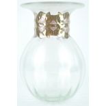 An Anthony Stern glass vase,