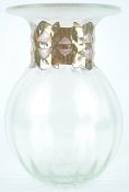 An Anthony Stern glass vase,