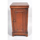 A Victorian mahogany pot cupboard,