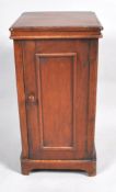 A Victorian mahogany pot cupboard,