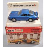 Four boxed Polistil die cast model cars,