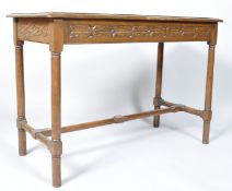 A late Victorian mahogany centre table,