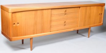 Bramin; a 1960's retro vintage teak wood sideboard credenza,