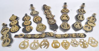 A quantity of 20th century horse brasses,