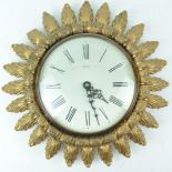 A Smith's wall clock, replacement Quartz movement,