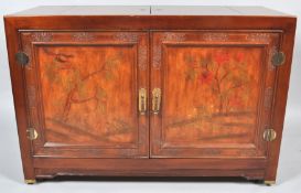 A 20th century Chinese style sideboard,