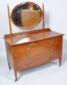 An Edwardian mahogany dressing table by Wring & Gillows,