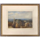 John Varley Senior, Extensive landscape, oil on canvas, signed verso, 22m x 31.