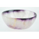 A Derbyshire Blue John bowl,