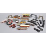 A Hornby and Triang assembled collection of model railways, track,