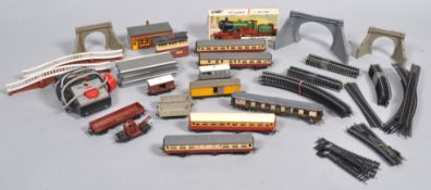 A Hornby and Triang assembled collection of model railways, track,