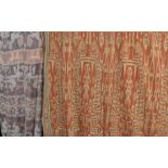 Two African woven wall hangings,