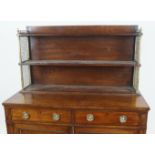 A Regency mahogany and brass mounted chiffonier,