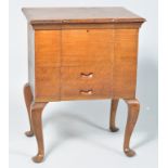 A 20th century sandalwood sewing table,
