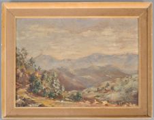 P Kavri, 'View of the Uva Highlands, Sri Lanka', oil on canvas,