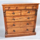 A Victorian Scottish mahogany two over three,