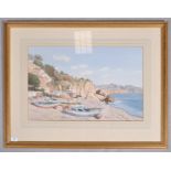 Harry Smith, Coastal Scene, watercolour, signed lower left, framed, 28.5cm x 44.