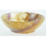 A Derbyshire Blue John bowl,