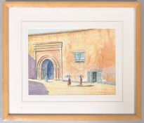 Rowland Hill, Afternoon sun, watercolour, signed lower right, 22.5cm x 30.