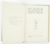 Volume : A A Milne 'Now We Are Six', first edition 1927, illustrated by E H Shepperd,