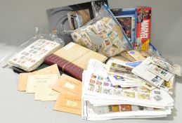 A collection of assorted stamps,