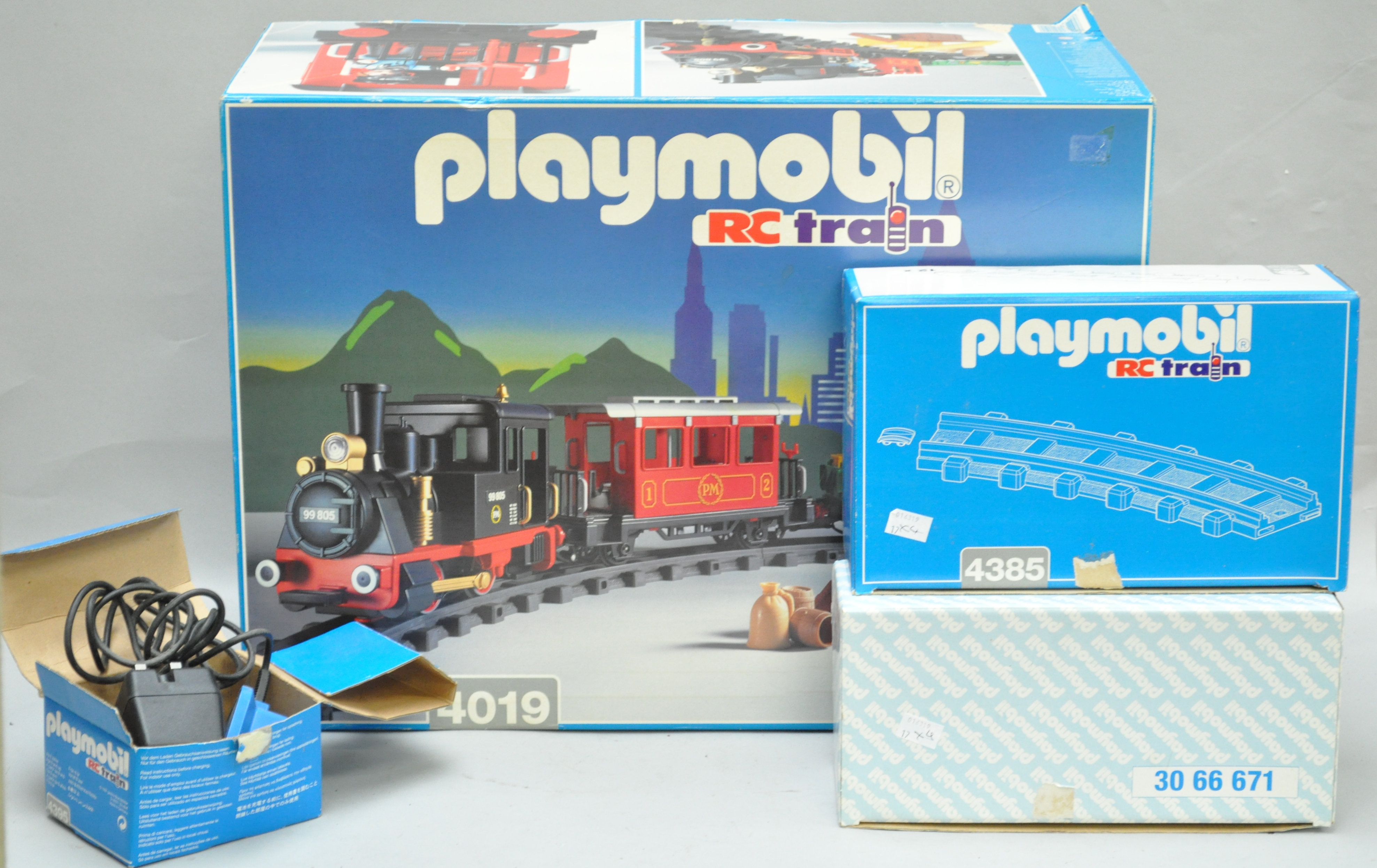 A Playmobil 4019 model railway,