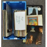 A group of assorted vinyl LP's to include 70's & 80's pop and 12"