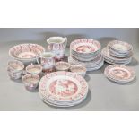 An "Old Chelsea" pottery part tea and dinner service (1 box)