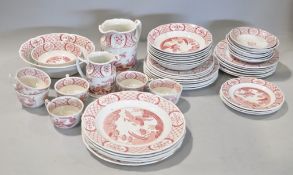An "Old Chelsea" pottery part tea and dinner service (1 box)