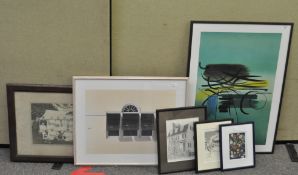A collection of five prints, Michael Swan and others,