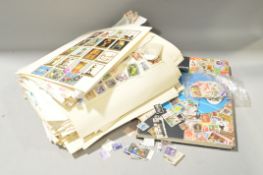 A quantity of stamp albums,