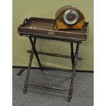 A Butlers tray, on stand, 77cm high x 69cm wide x 76cm deep,