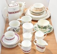 Assorted ceramic tea wares,