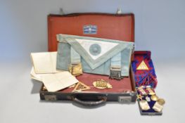 A Mason's apron and other items