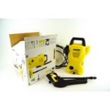 A K2 compact pressure washer,