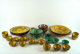 A group of assorted Moroccan pottery