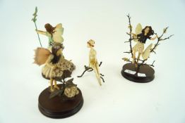 Two Border Fine Arts 'Flower Fairies' and other figures