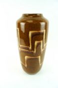 A West German pottery floor vase No 517,