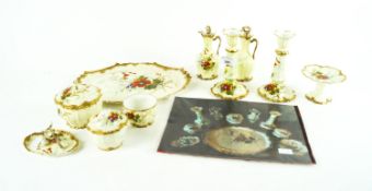 A Limoges dressing set