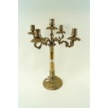 A candelabra,