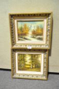 A pair of oil paintings