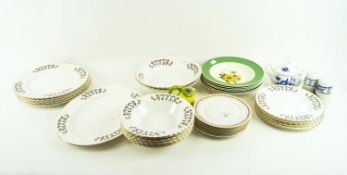 A Johnson Bros part dinner service and other tablewares