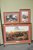 Three Boer War battle prints
