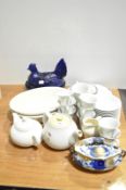 A Portmeirion hen on nest and other ceramics