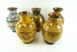 A group of assorted Moroccan pottery