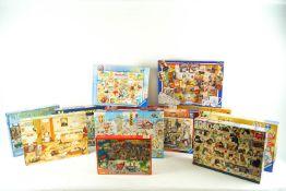 Twelve jigsaw puzzles (complete)