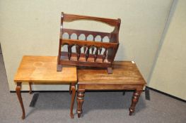A Victorian mahogany table,