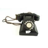 A Bakelite telephone